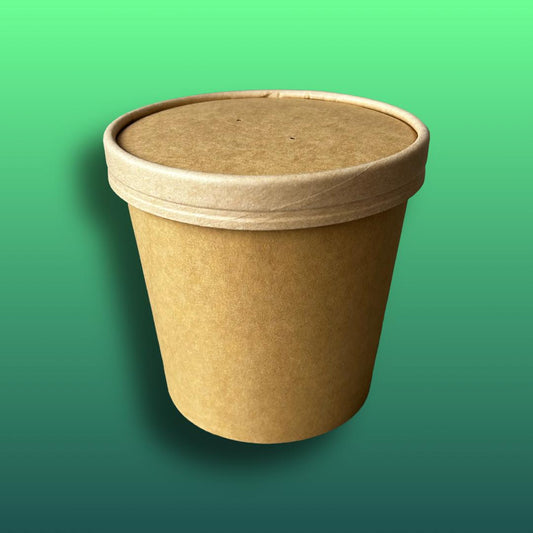 Suppenbecher - 26oz - 750ml - 500 Stück - inkl. Deckel