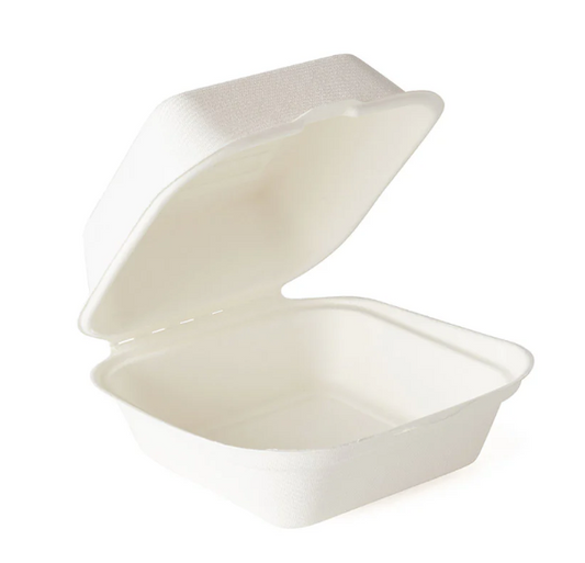 Bagasse Burgerbox - 250 Stück